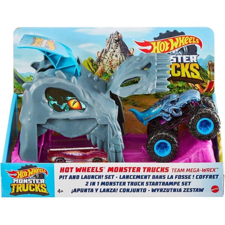 HW MONSTER TRUCK LAUNCHER CON UN MONSTER TRUCK GKY014