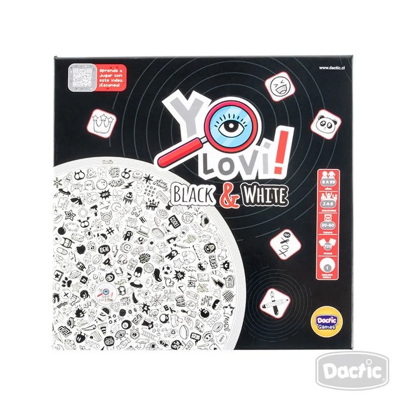 JUEGO DE MESA - ¡YO LO VI!  BLACK & WHITE - DACTIC 1