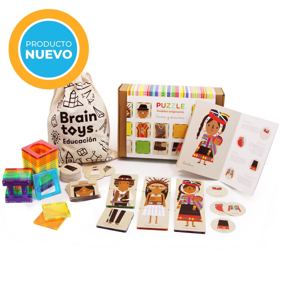 PUZZLE PUEBLOS ORIGINARIOS IMANIX POR LA PIPA FLOR 0