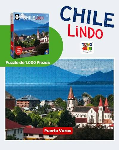 PUZZLE 1.000 PIEZAS CHILE LINDO 6 MODELOS SURT5