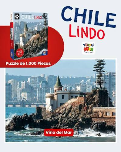 PUZZLE 1.000 PIEZAS CHILE LINDO 6 MODELOS SURT4