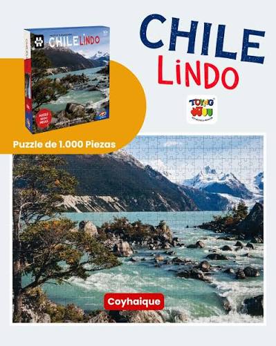 PUZZLE 1.000 PIEZAS CHILE LINDO 6 MODELOS SURT3