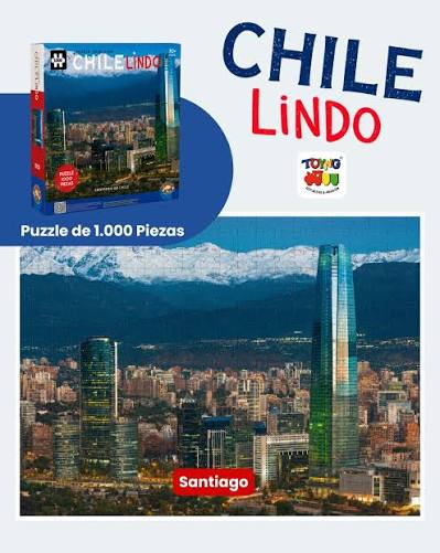 PUZZLE 1.000 PIEZAS CHILE LINDO 6 MODELOS SURT2