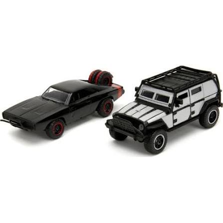 JADA TOYS FAST AND FURIOUS PACK TEJ´S JEEP WRANGLER Y DOM'S DODGE CHARGER  R/T1