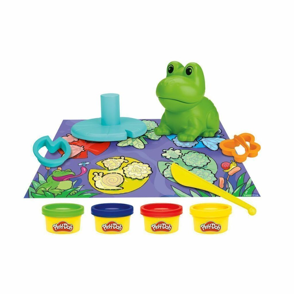 PLAY-DOH PRIMERAS CREACIONES CON LA RANA Y LOS COLORES2