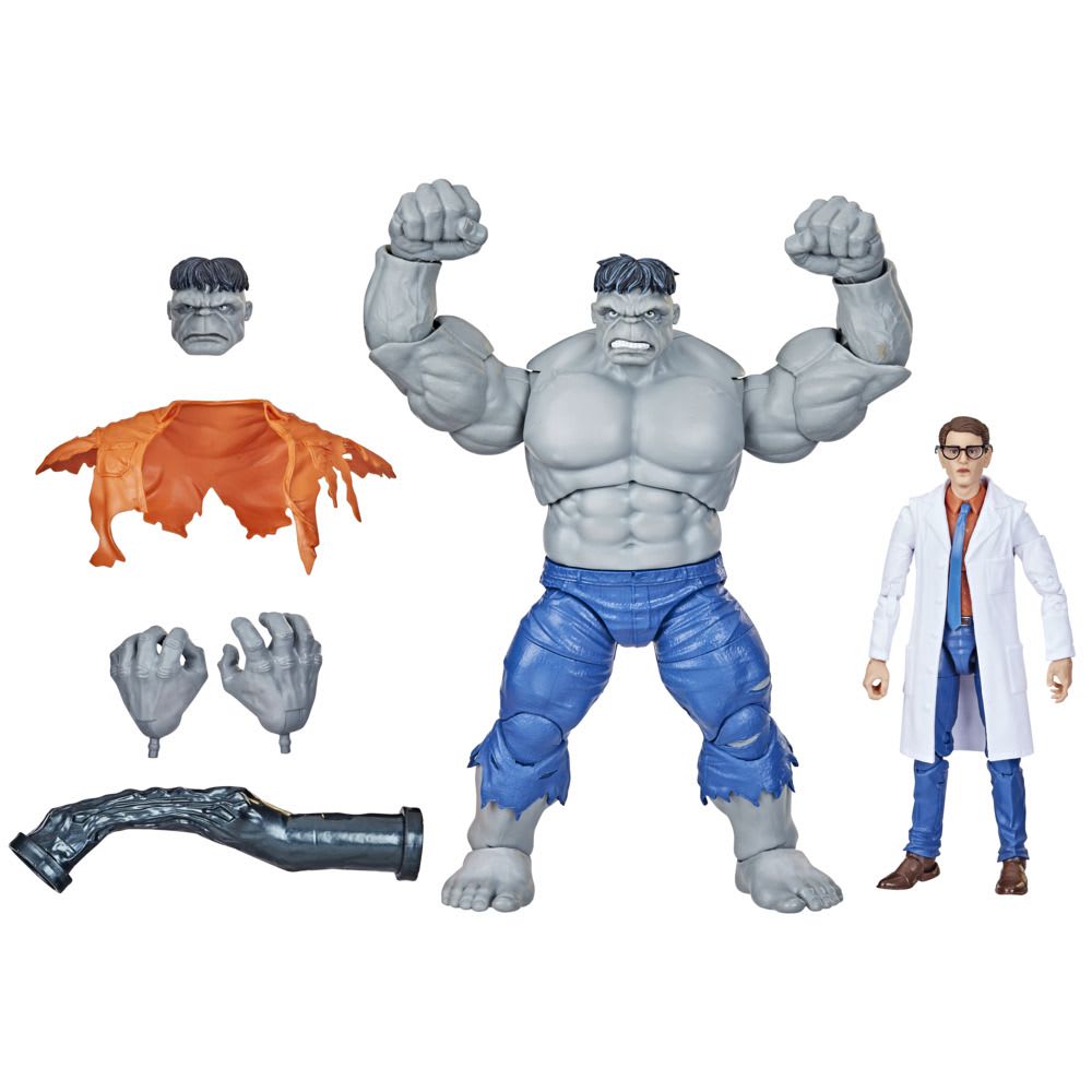 MARVEL LEGENDS AVENGERS BEYOND EARTH’S MIGHTIEST - GRAY HULK & DR BRUCE BANNER1