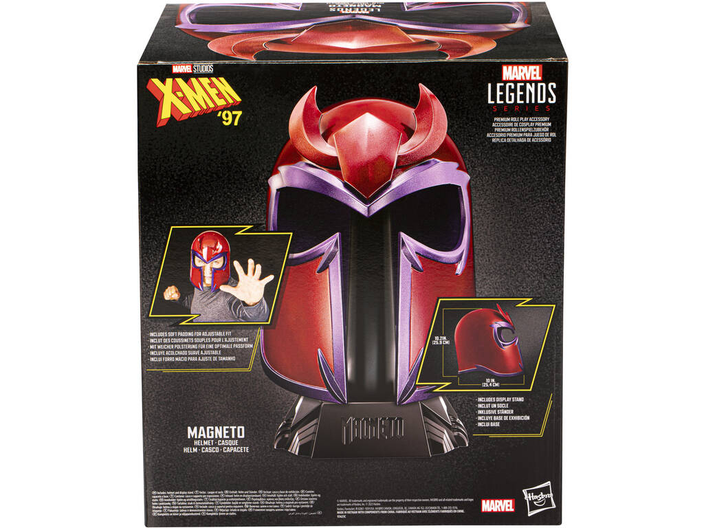 MARVEL LEGENDS X-MEN 97’ - MAGNETO CASCO ELECTRÓNICO 1