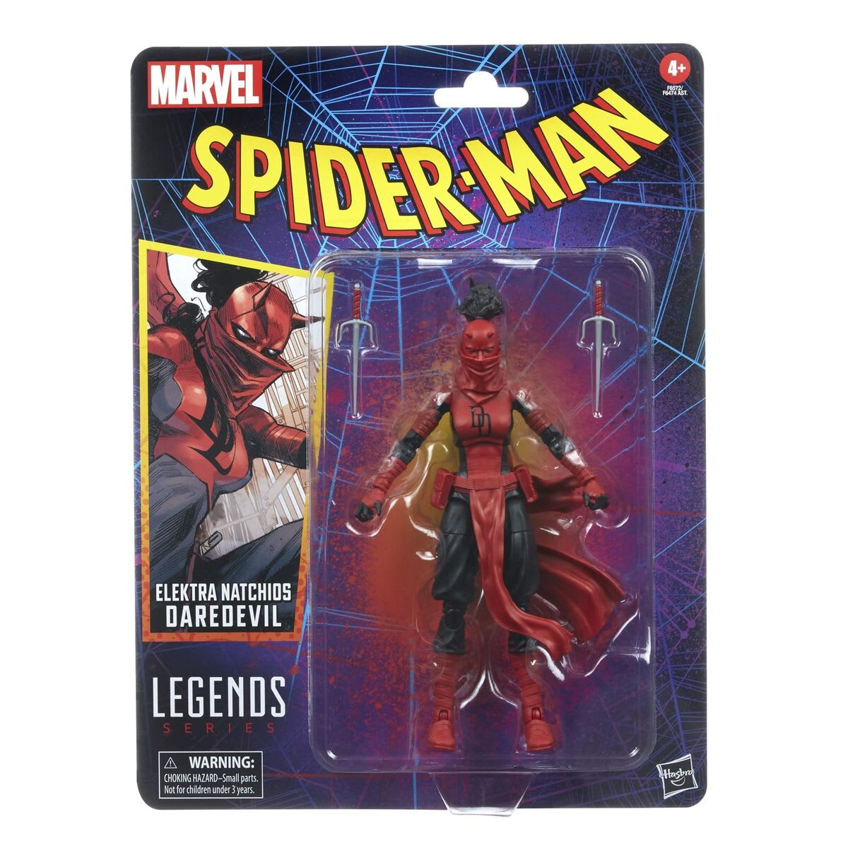 MARVEL LEGENDS SPIDERMAN RETRO - ELEKTRA NATCHIOS DAREDEVIL 0