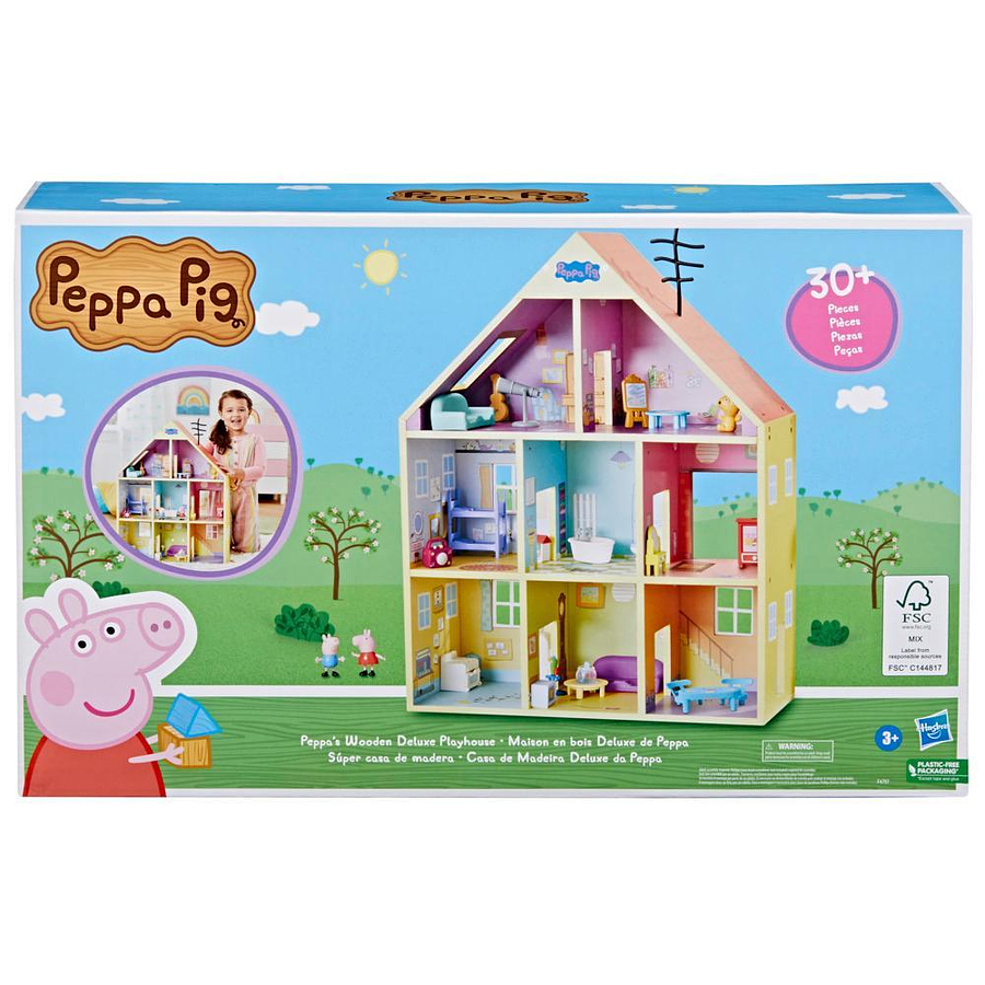 PEPPA PIG SUPER CASA DE MADERA 1