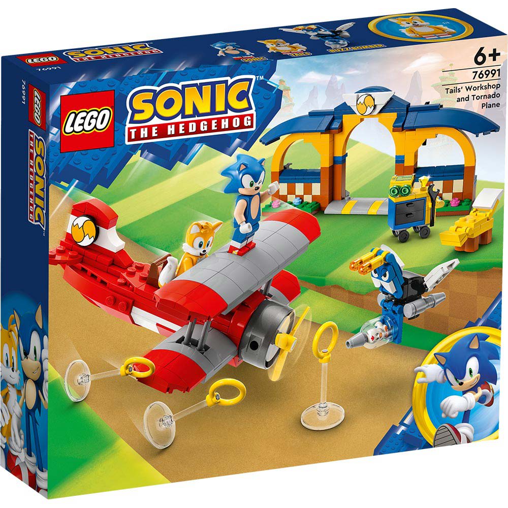LEGO SONIC TALLER Y AVIÓN TORNADO DE TAILS 0