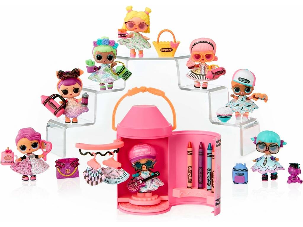 LOL SURPRISE LOVES CRAYOLA COLOR ME STUDIO3