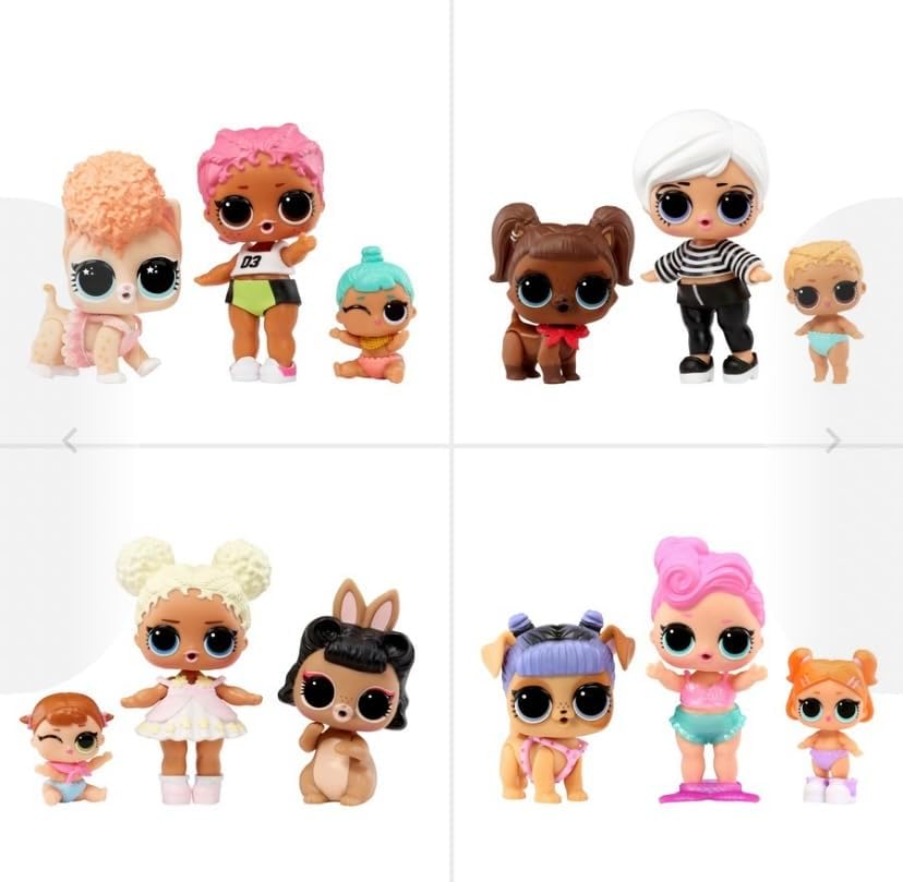 LOL SURPRISE MUÑECA, MASCOTA Y LIL SIS2