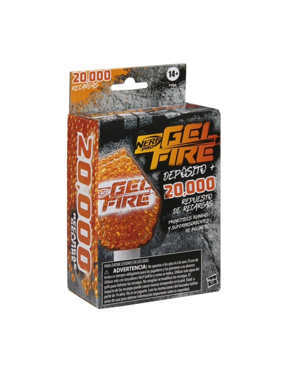 NERF PRO GELFIRE REPUESTO 20K NARANJA 1