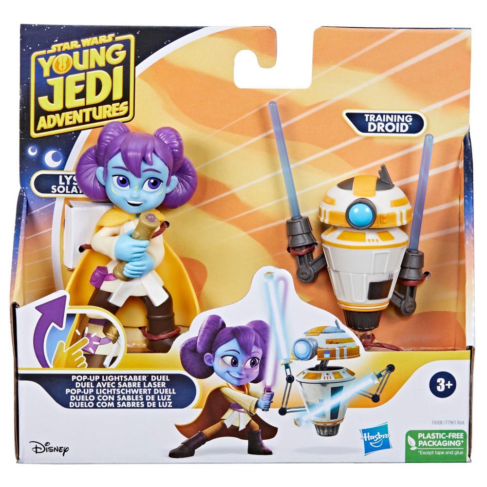 STAR WARS YOUNG JEDI ADVENTURES LYS SOLAY Y TRAINING DROID 0