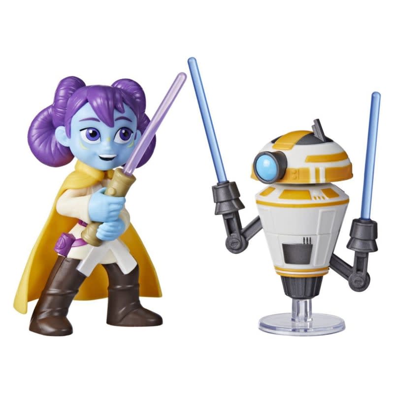 STAR WARS YOUNG JEDI ADVENTURES LYS SOLAY Y TRAINING DROID2