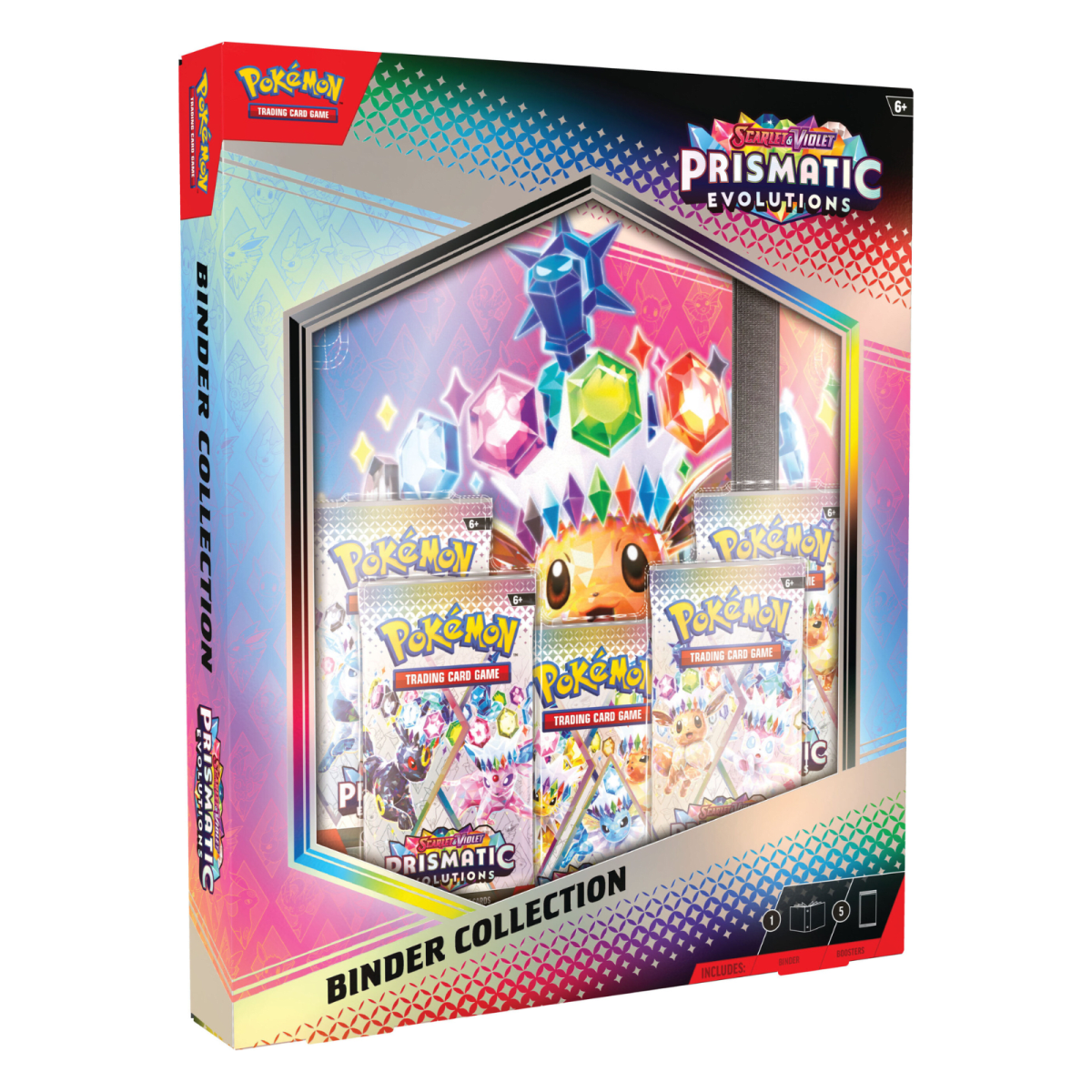 POKEMON PRISMATIC EVOLUTIONS BINDER COLLECTION ESPAÑOL 0