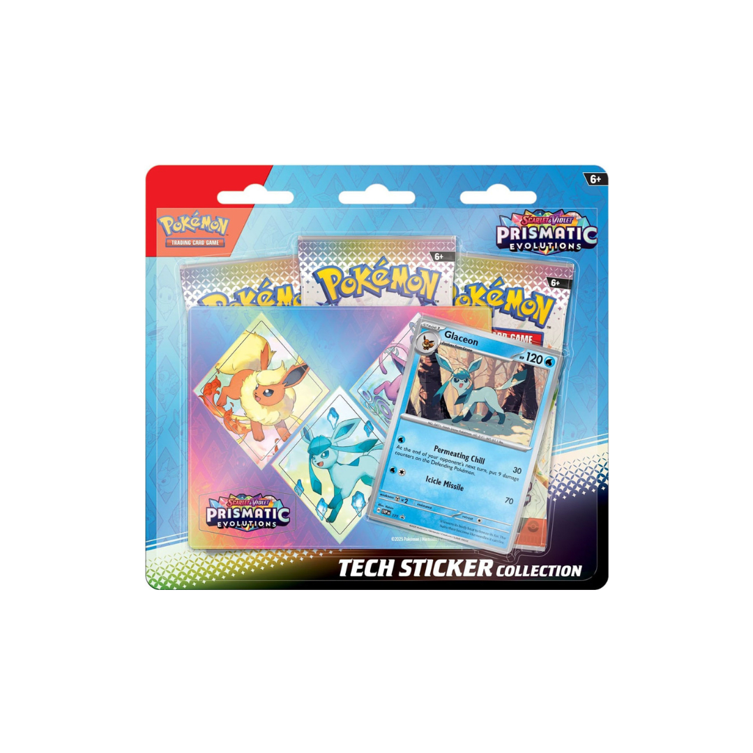 POKEMON PRISMATIC EVOLUTIONS TECH STICKER COLLECTION ESPAÑOL2
