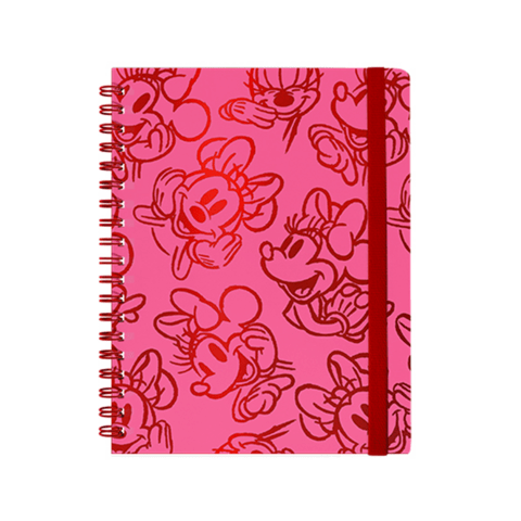 LIBRETA ESPIRAL MINNIE HOJAS LINEADAS 96HJS (A5) SURTIDO - MOOVING 0