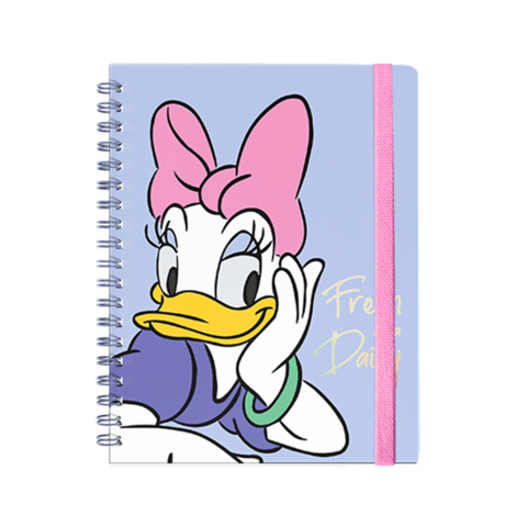 LIBRETA ESPIRAL DAISY HOJAS LINEADAS 96HJS (A5) SURTIDO - MOOVING 0