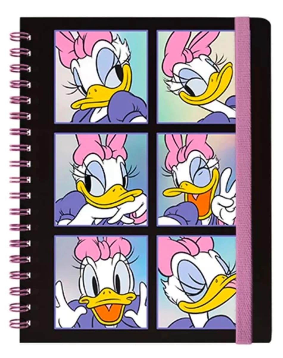 LIBRETA ESPIRAL DAISY HOJAS LINEADAS 96HJS (A5) SURTIDO - MOOVING2
