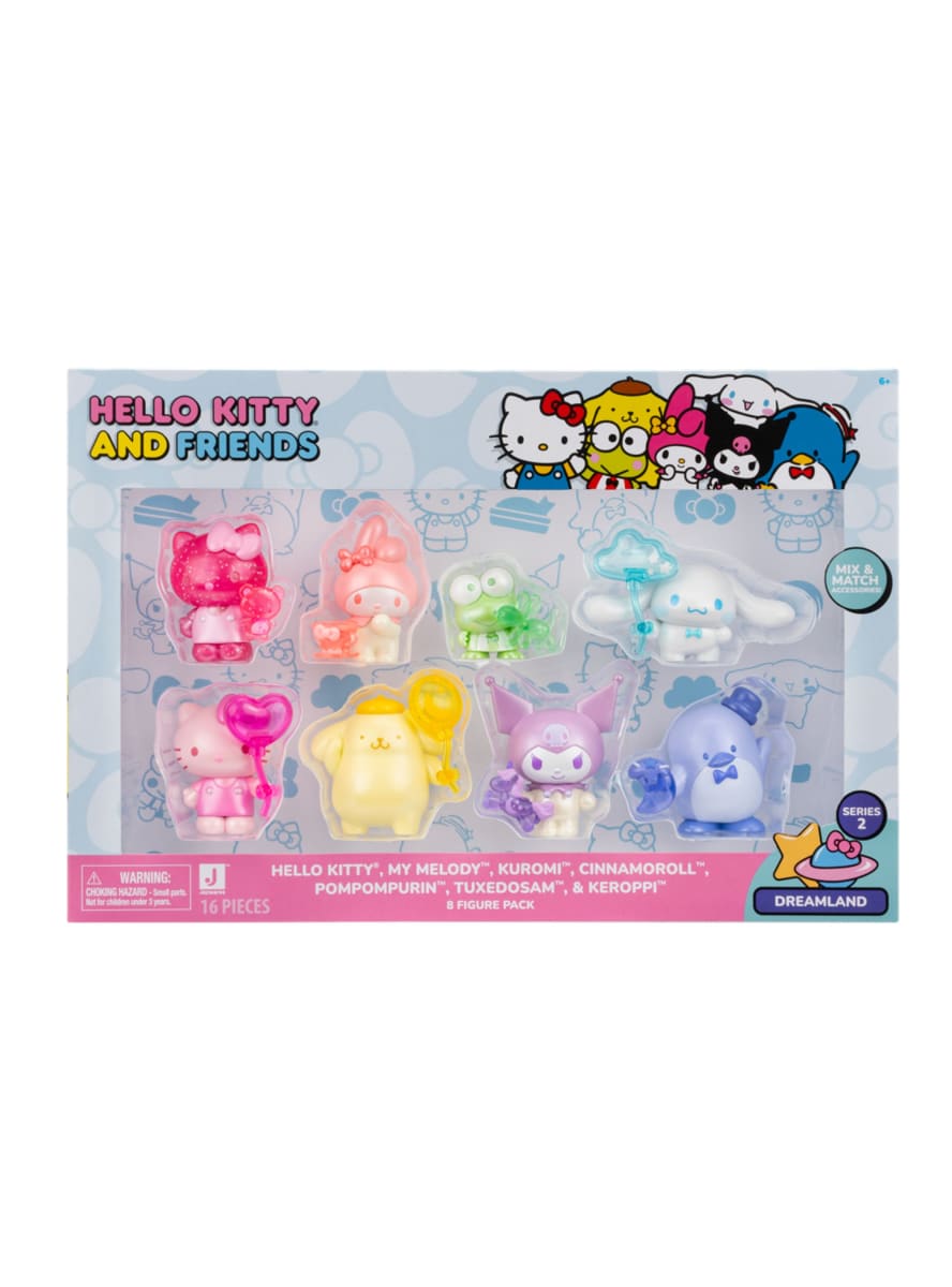 HELLO KITTY AND FRIENDS PACK DE 8 FIGURAS 0
