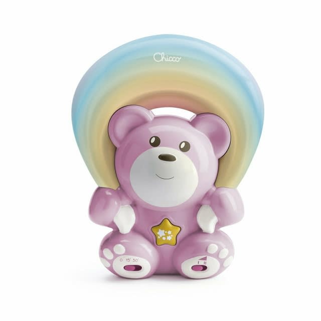 CHICCO PROYECTOR OSITO ARCOIRIS ROSADO2