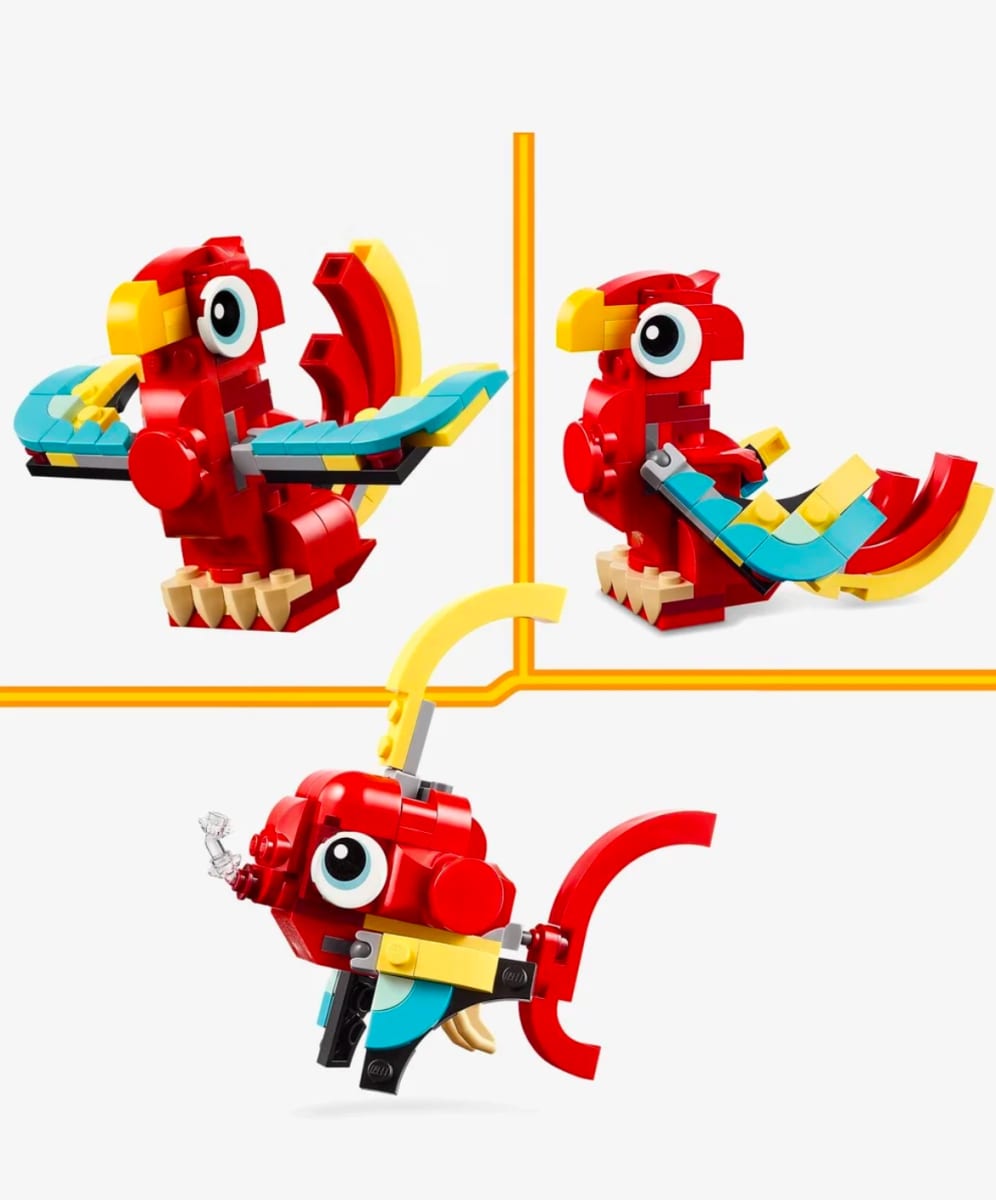 LEGO CREATOR DRAGÓN ROJO2