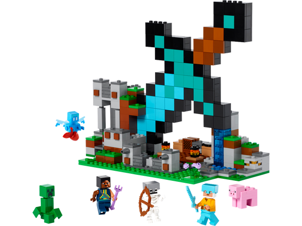 LEGO MINECRAFT LA FORTIFICACIÓN-ESPADA2