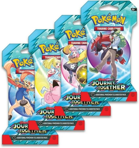 POKEMON JOURNEY TOGETHER SLEEVED BOOSTER INGLÉS 0