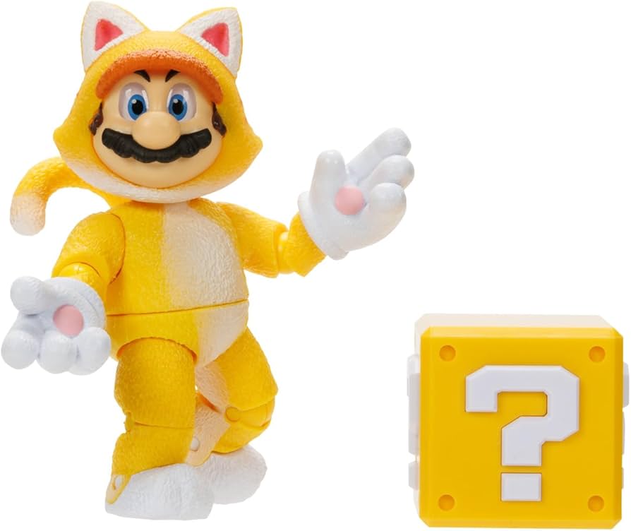 SUPER MARIO MOVIE FIGURA CAT MARIO2
