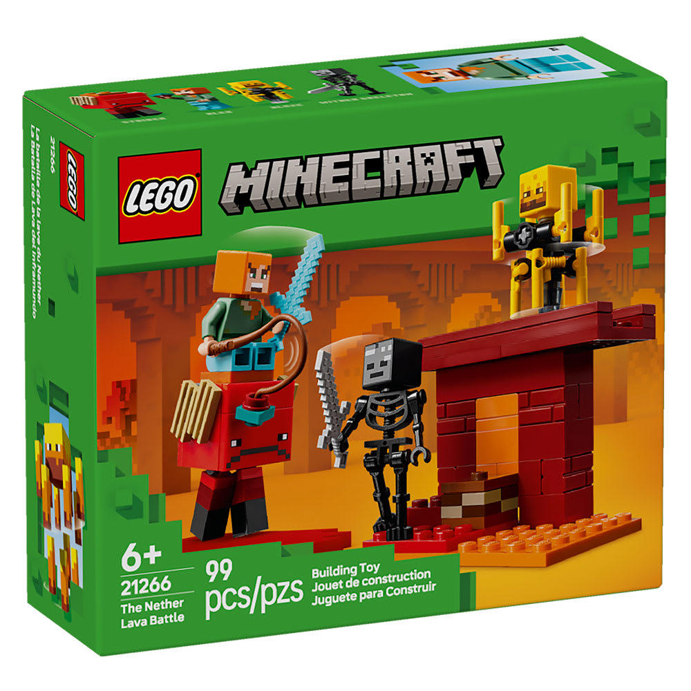 LEGO MINECRAFT LA BATALLA DE LAVA DEL INFRAMUNDO 0