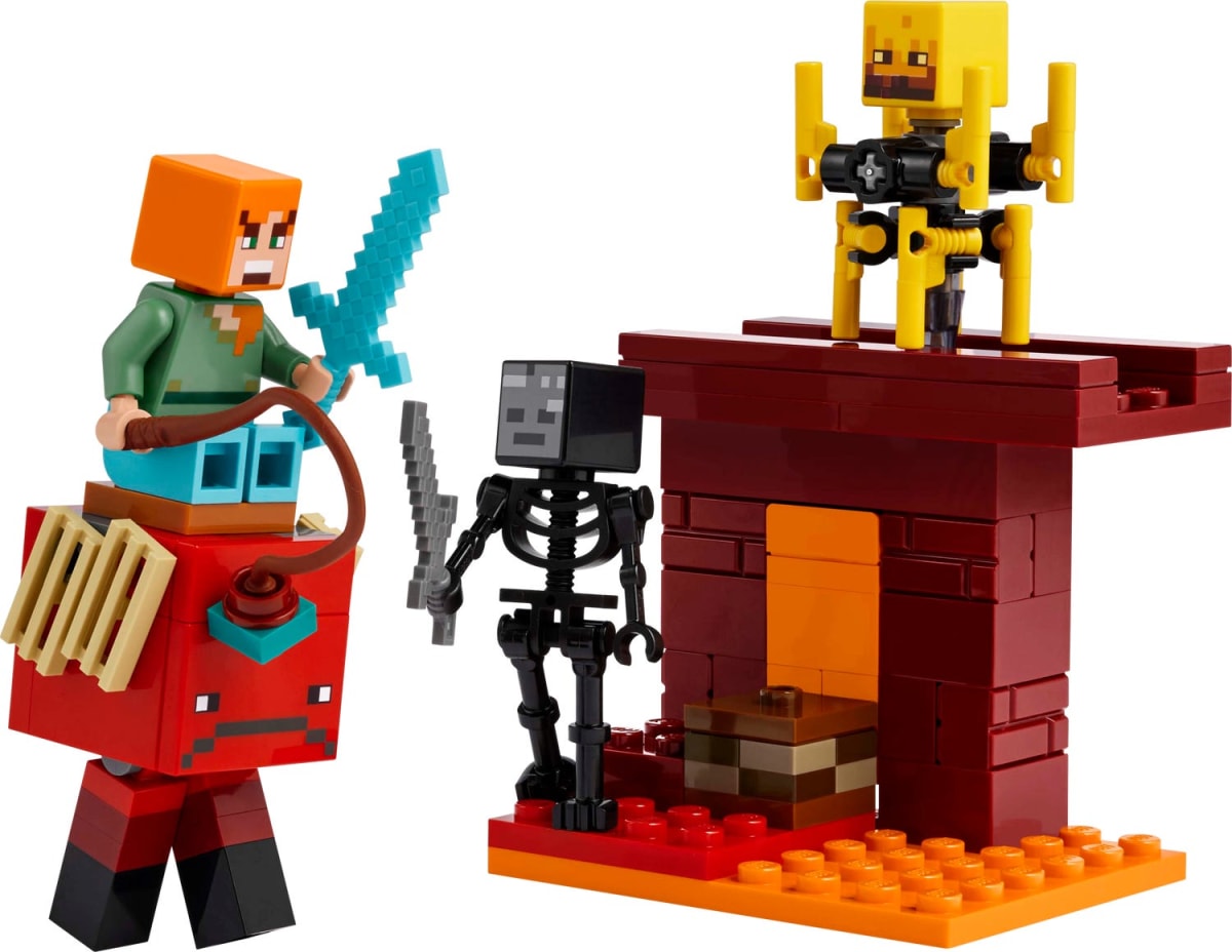 LEGO MINECRAFT LA BATALLA DE LAVA DEL INFRAMUNDO2