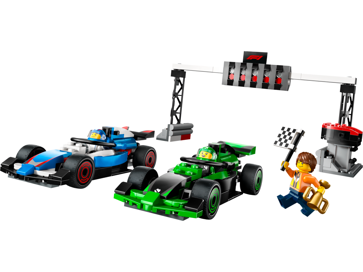 LEGO CITY FORMULA 1 PARRILLA DE F1® CON AUTOS DE CARRERAS VCARB Y SAUBER2
