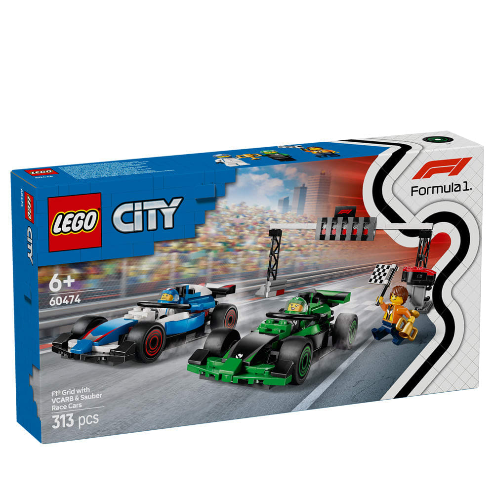 LEGO CITY FORMULA 1 PARRILLA DE F1® CON AUTOS DE CARRERAS VCARB Y SAUBER 0
