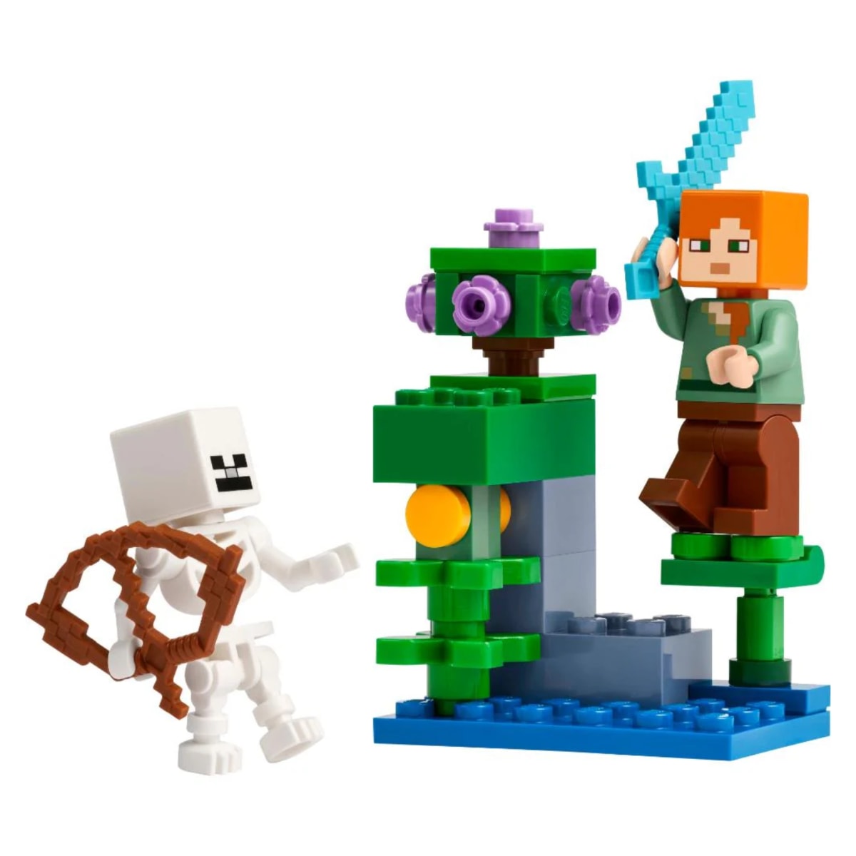 LEGO MINECRAFT DUELO EN LA CUEVA FRONDOSA2
