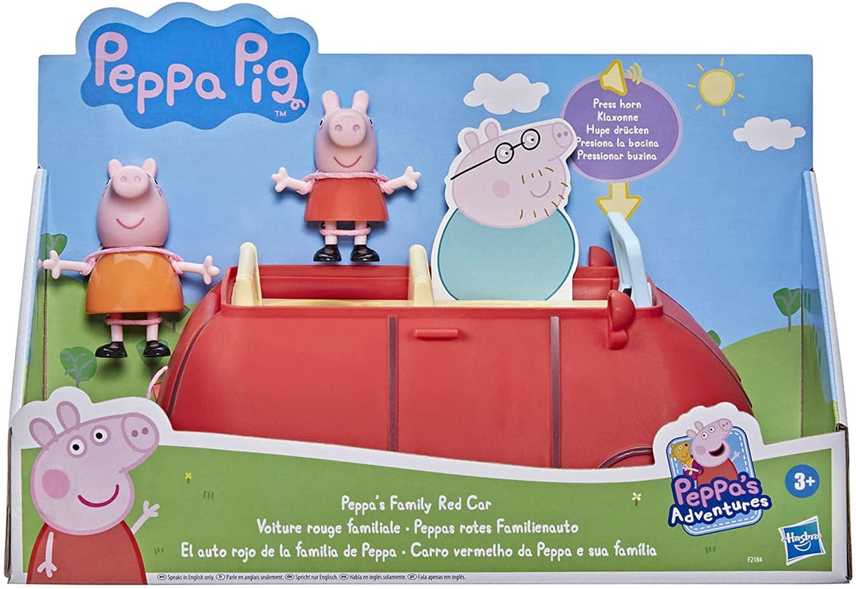 PEPPA PIG EL AUTO ROJO DE LA FAMILIA 0