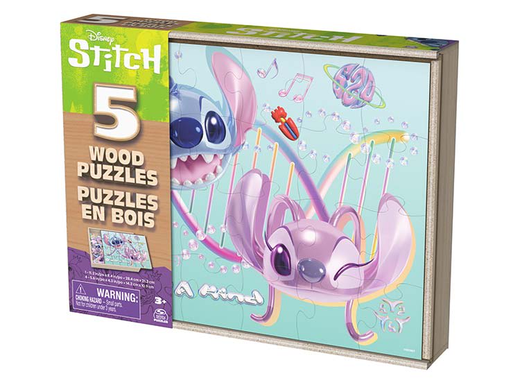 STITCH PUZZLE DE MADERA 5 EN 1 0