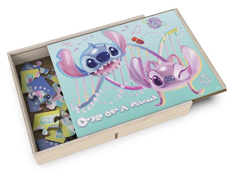 STITCH PUZZLE DE MADERA 5 EN 12