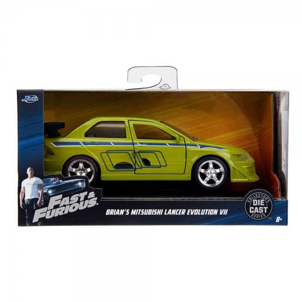 JADA TOYS FAST AND FURIOUS | BRIAN’S 2002 MITSUBISHI LANCER EVO VII | 1:32 0