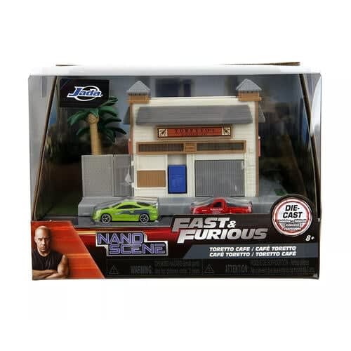 JADA TOYS FAST & FURIOUS | NANO SCENE | TORETTO’S CAFE | 1:65 0