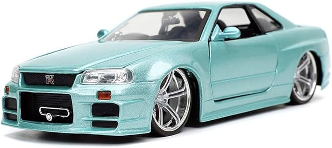 JADA TOYS FAST & FURIOUS | BRIAN'S NISSAN SKYLINE GT-R (BNR34) | 1:242
