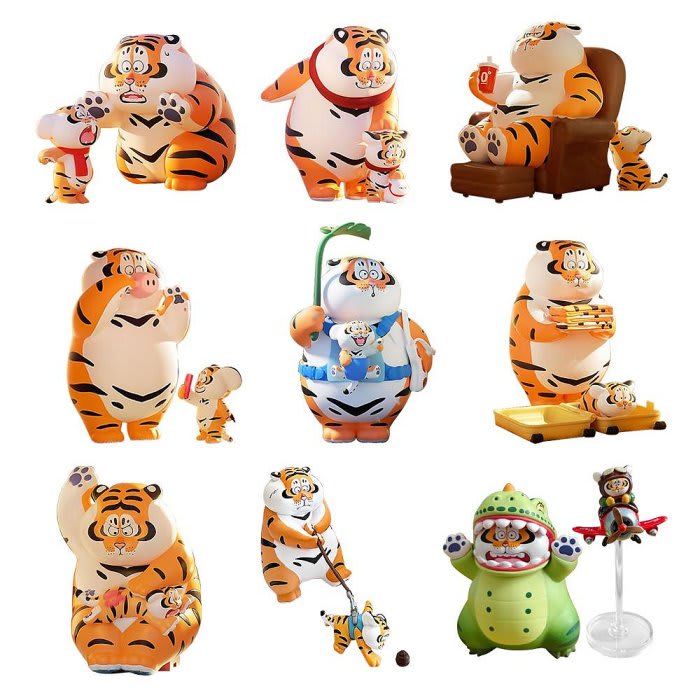 ALEXANDER THE FAT TIGER ROARING LOVE SERIES BLIND BOX1