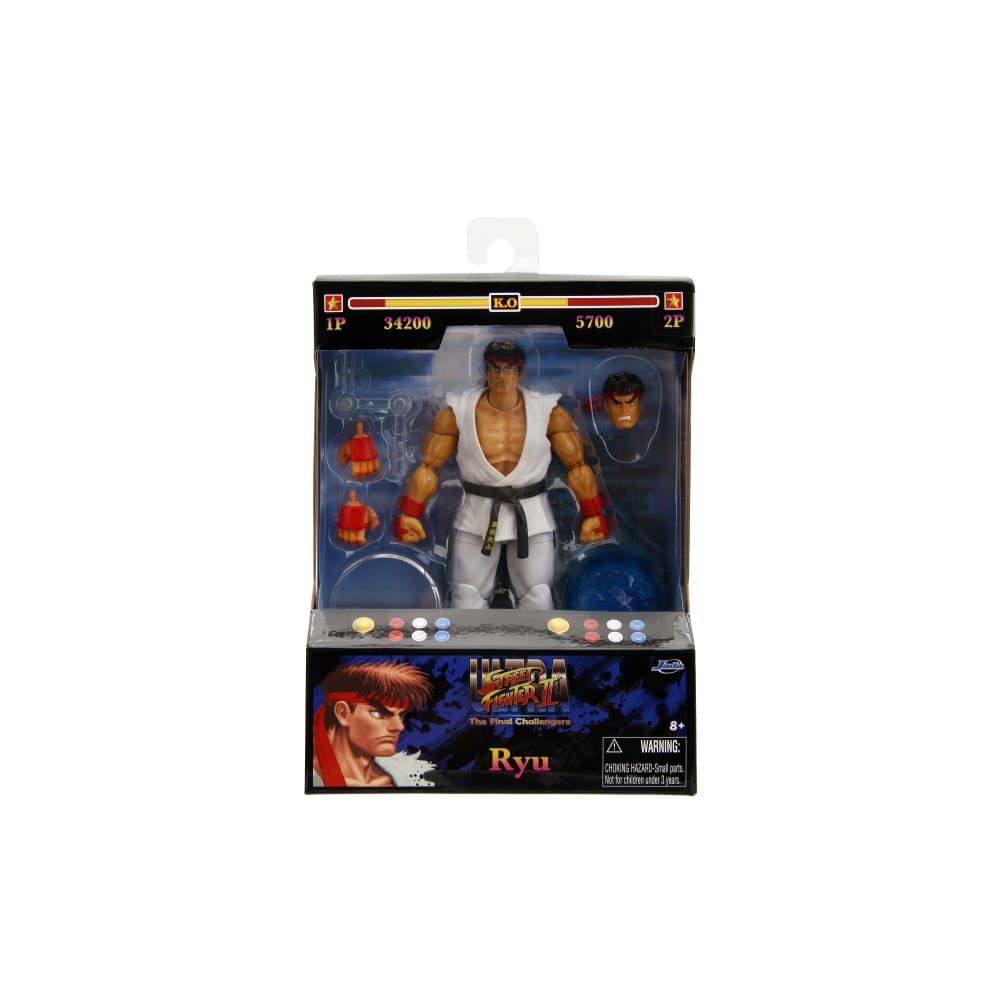 JADA TOYS ULTRA STREET FIGHTER II | RYU | 6” 0