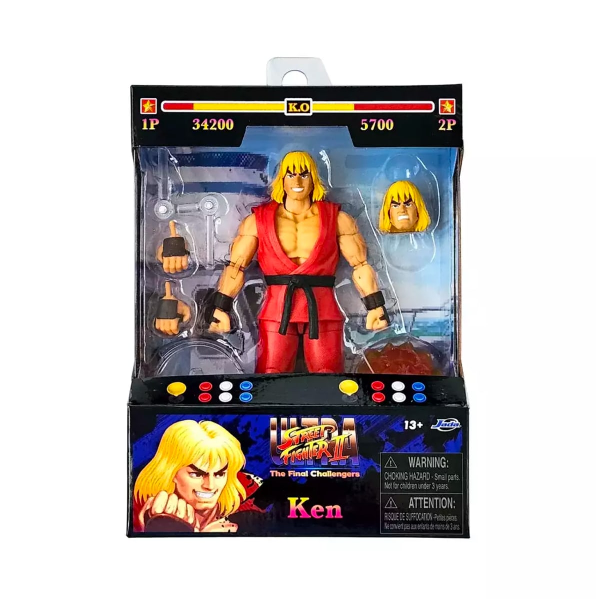 JADA TOYS ULTRA STREET FIGHTER II | KEN | 6” 1