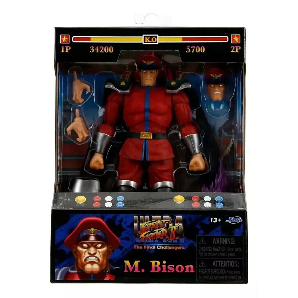 JADA TOYS ULTRA STREET FIGHTER II | M BISON | 6” 0