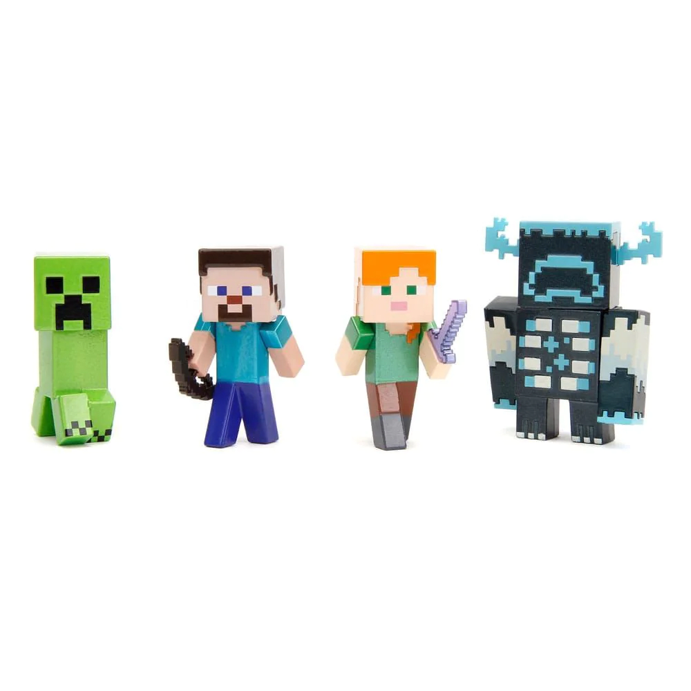JADA TOYS NANO METALFIGS | MINECRAFT | 4 FIGURES PACK2