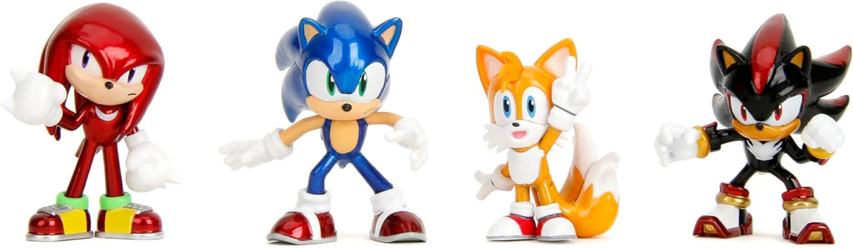 JADA TOYS NANO METALFIGS | SONIC | 4 FIGURE PACK2
