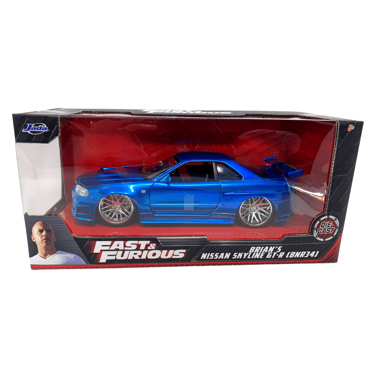 JADA TOYS FAST AND FURIOUS | BRIAN’S NISSAN SKYLINE GT-R (BNR34) | 1:24 0