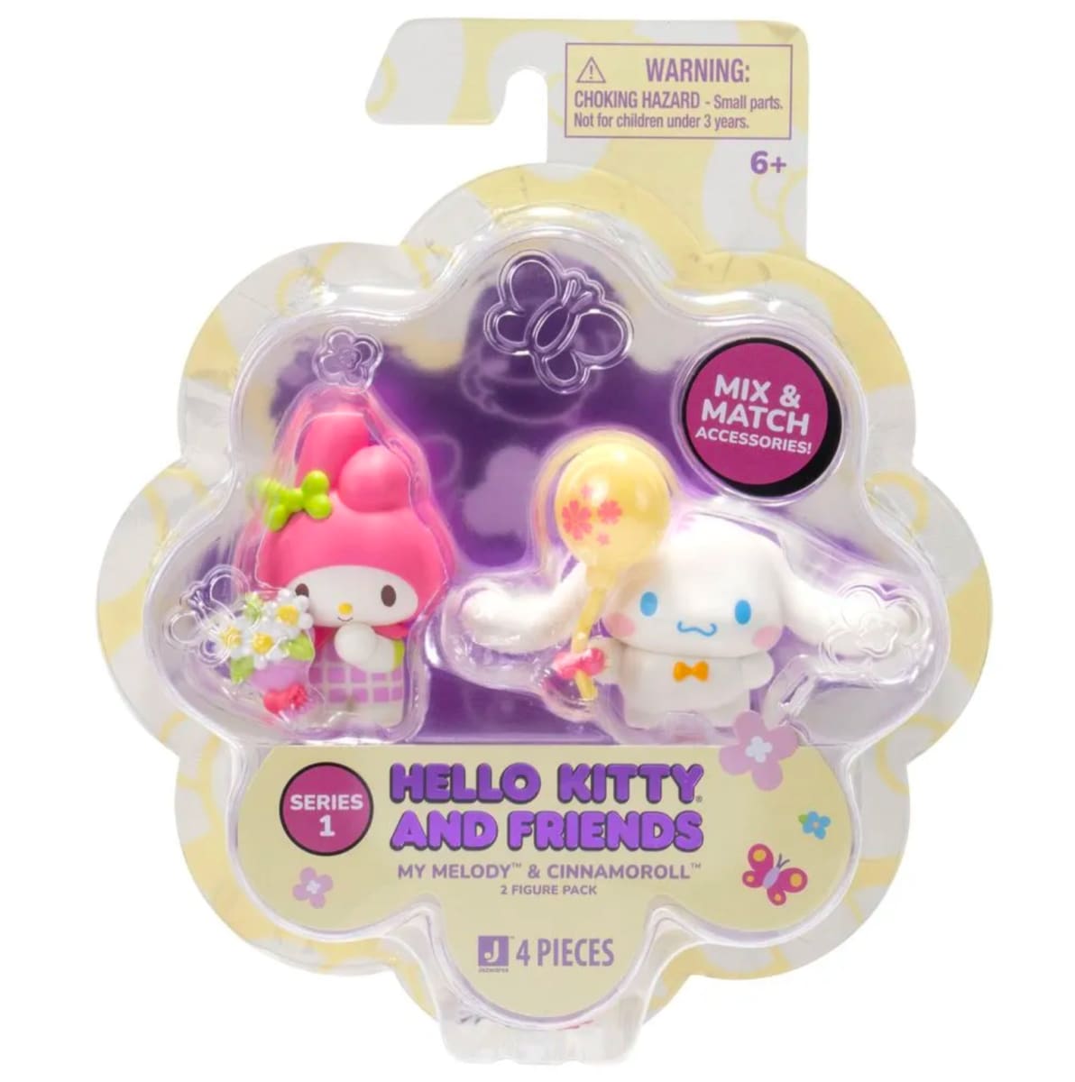 HELLO KITTY AND FRIENDS PACK DE 2 FIGURAS EN FLOR SURTIDO 0