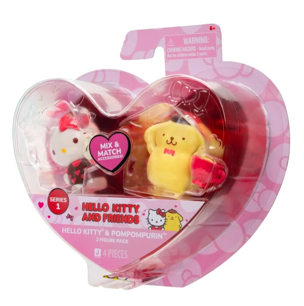 HELLO KITTY AND FRIENDS PACK 2 FIGURAS CORAZON SURTIDO 0